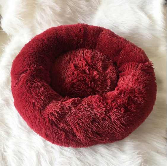 Luxurious Calming Donut Cat Bed
