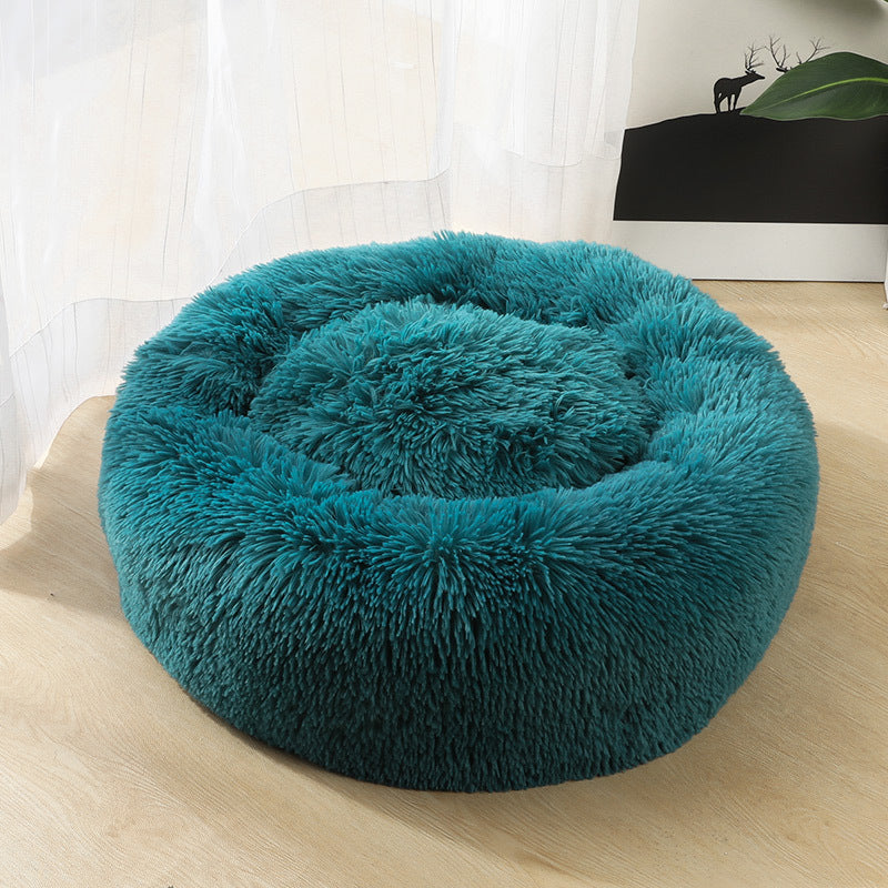 Luxurious Calming Donut Cat Bed