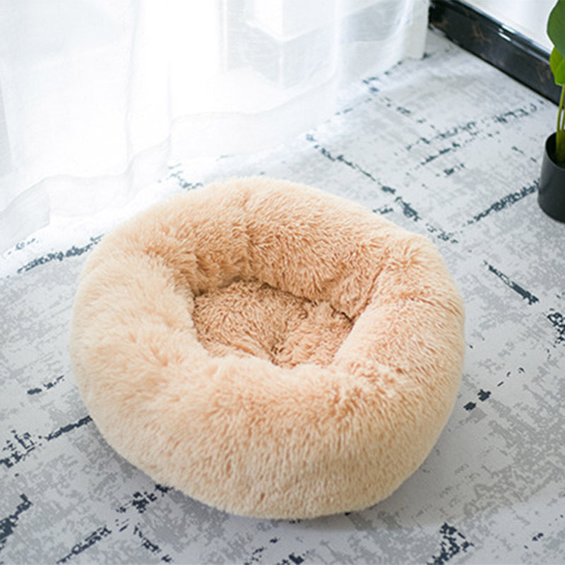 Luxurious Calming Donut Cat Bed