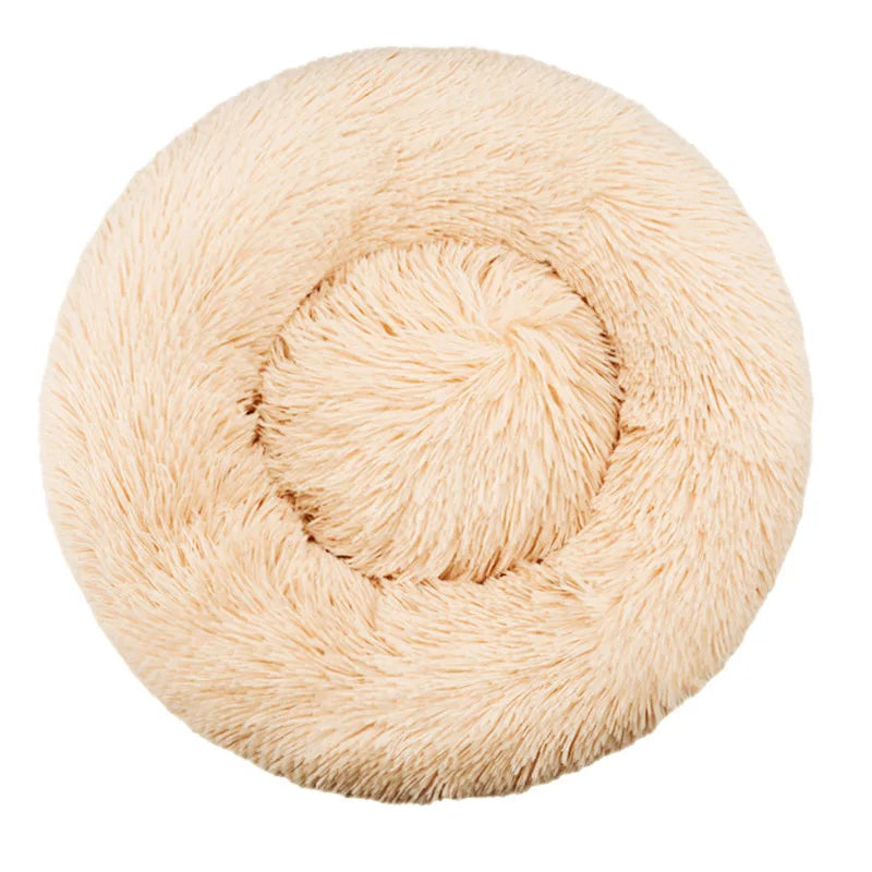Round Dog Bed & Cat Bed – Plush, Washable, and Perfect for All Seasons