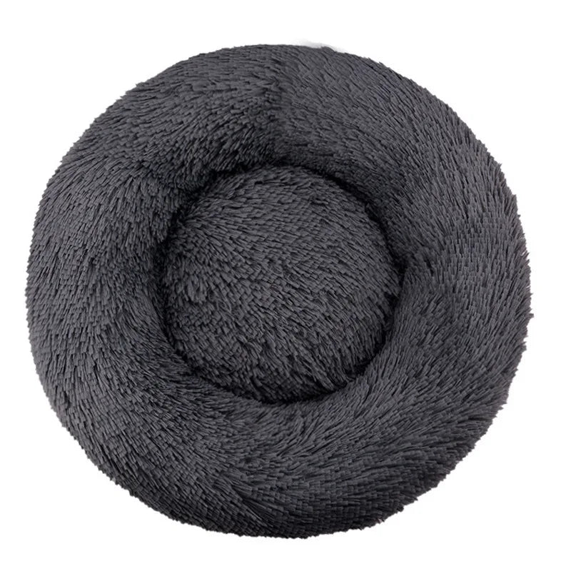 Round Dog Bed & Cat Bed – Plush, Washable, and Perfect for All Seasons