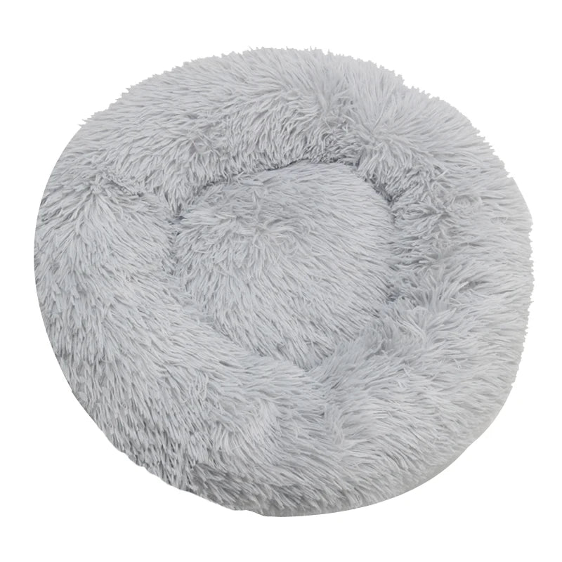 Round Dog Bed & Cat Bed – Plush, Washable, and Perfect for All Seasons