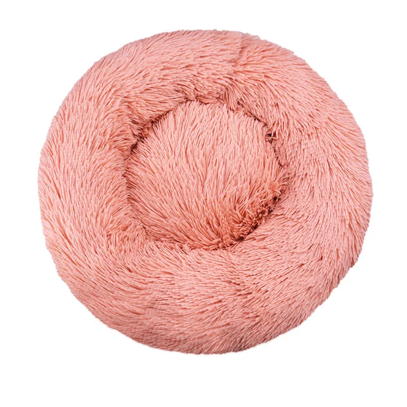 Round Dog Bed & Cat Bed – Plush, Washable, and Perfect for All Seasons