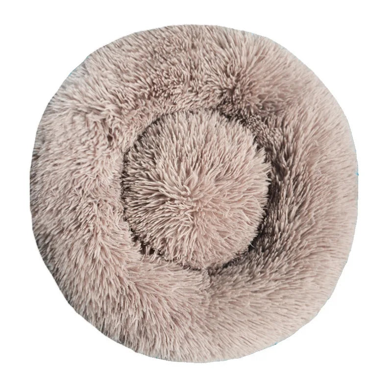 Round Dog Bed & Cat Bed – Plush, Washable, and Perfect for All Seasons