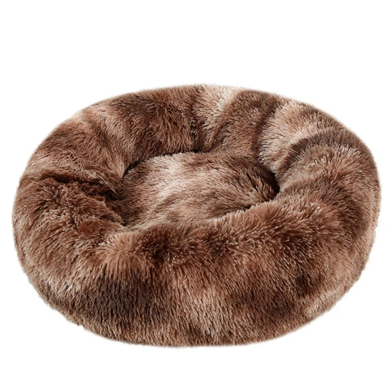 Round Dog Bed & Cat Bed – Plush, Washable, and Perfect for All Seasons